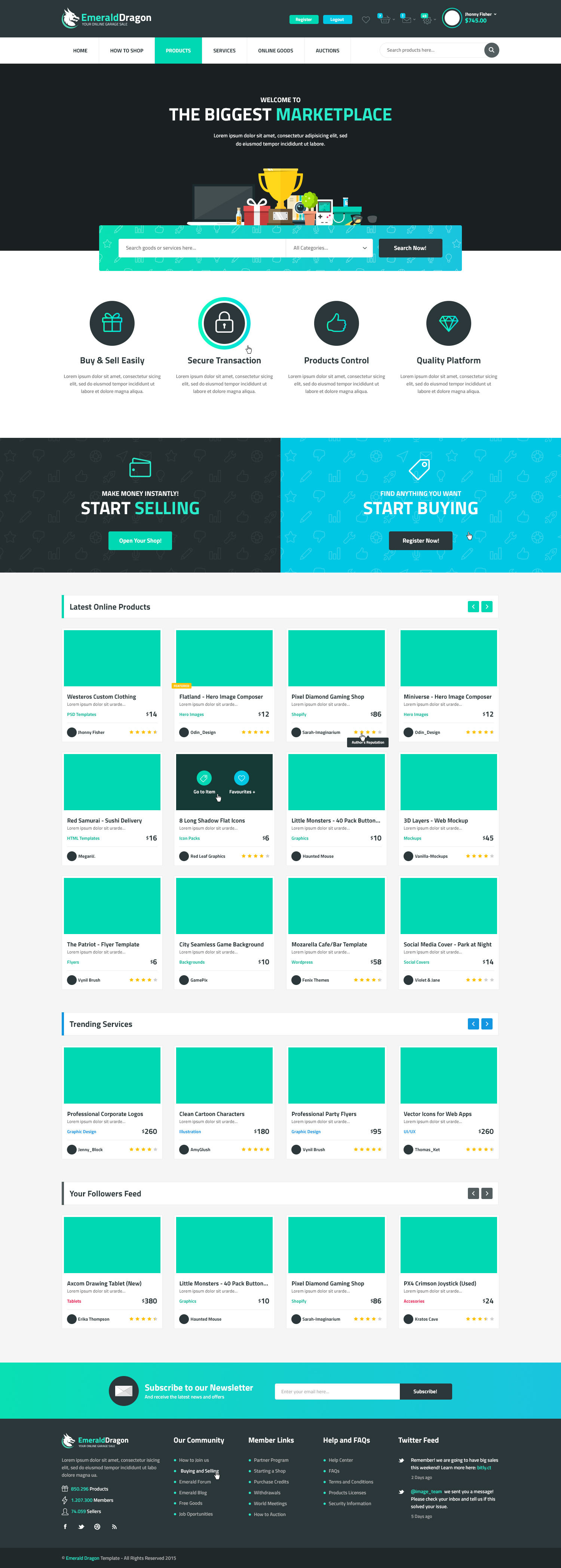 emerald dragon template emerald dragon psd multipurpose marketplace by odin emerald dragon template emerald dragon psd multipurpose marketplace by odin